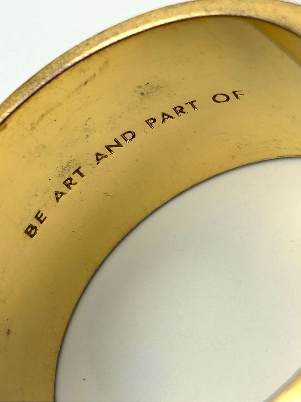 Kate Spade Be Art and Part Of Mondrian Collection Hinged Bangle Bracelet - Picture 4 of 5